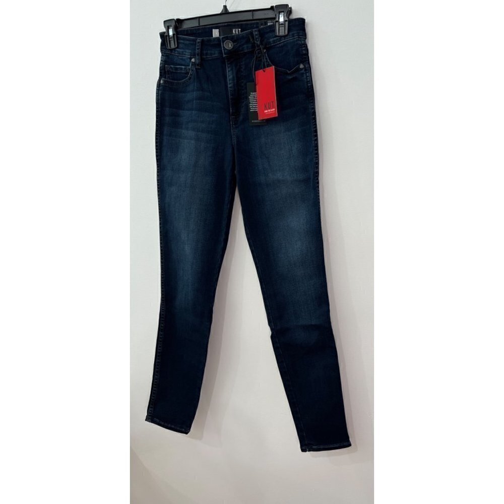 NWT KUT Size 0 Diana Fab Ab High Waist Skinny Jeans in Attitude MSRP $94 - Picture 13 of 13